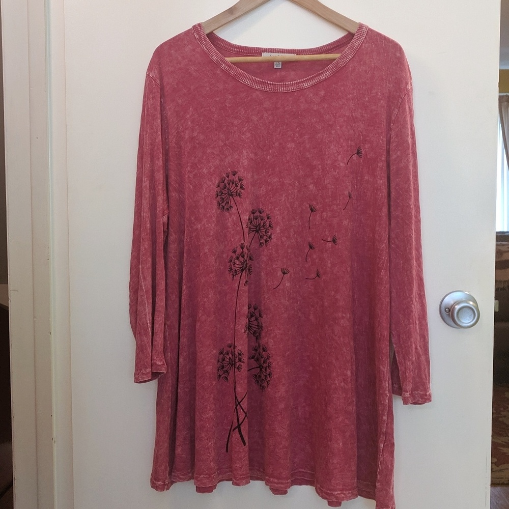 Lightweight Garment Dyed Tunic
